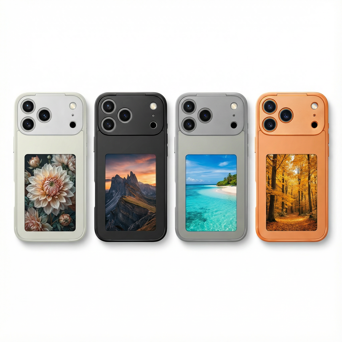 NFC Handyhülle mit E-Ink Display für iPhone