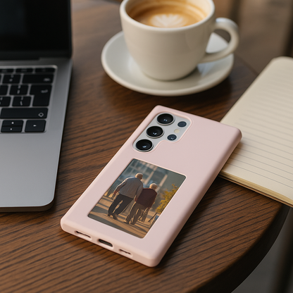 NFC Handyhülle mit E-Ink Display für Samsung