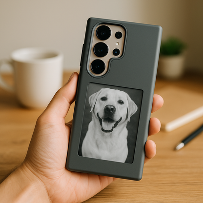 NFC Handyhülle mit E-Ink Display für Samsung