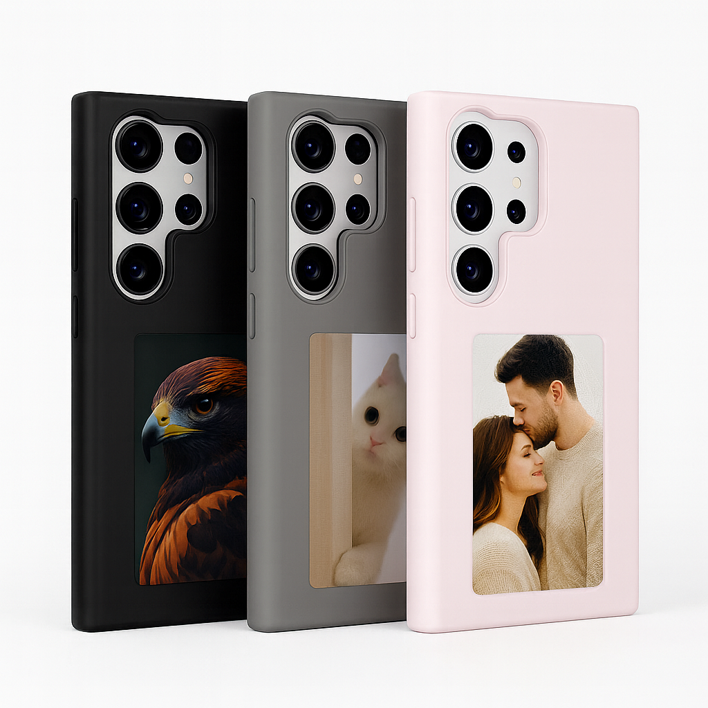 NFC Handyhülle mit E-Ink Display für Samsung