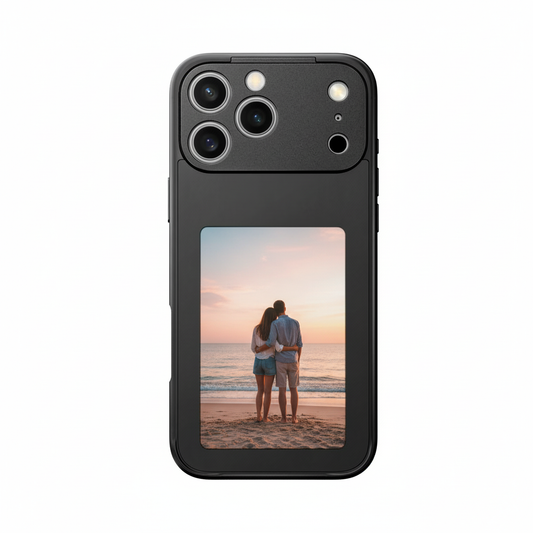 NFC Handyhülle mit E-Ink Display für iPhone