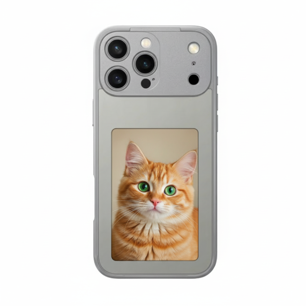 NFC Handyhülle mit E-Ink Display für iPhone