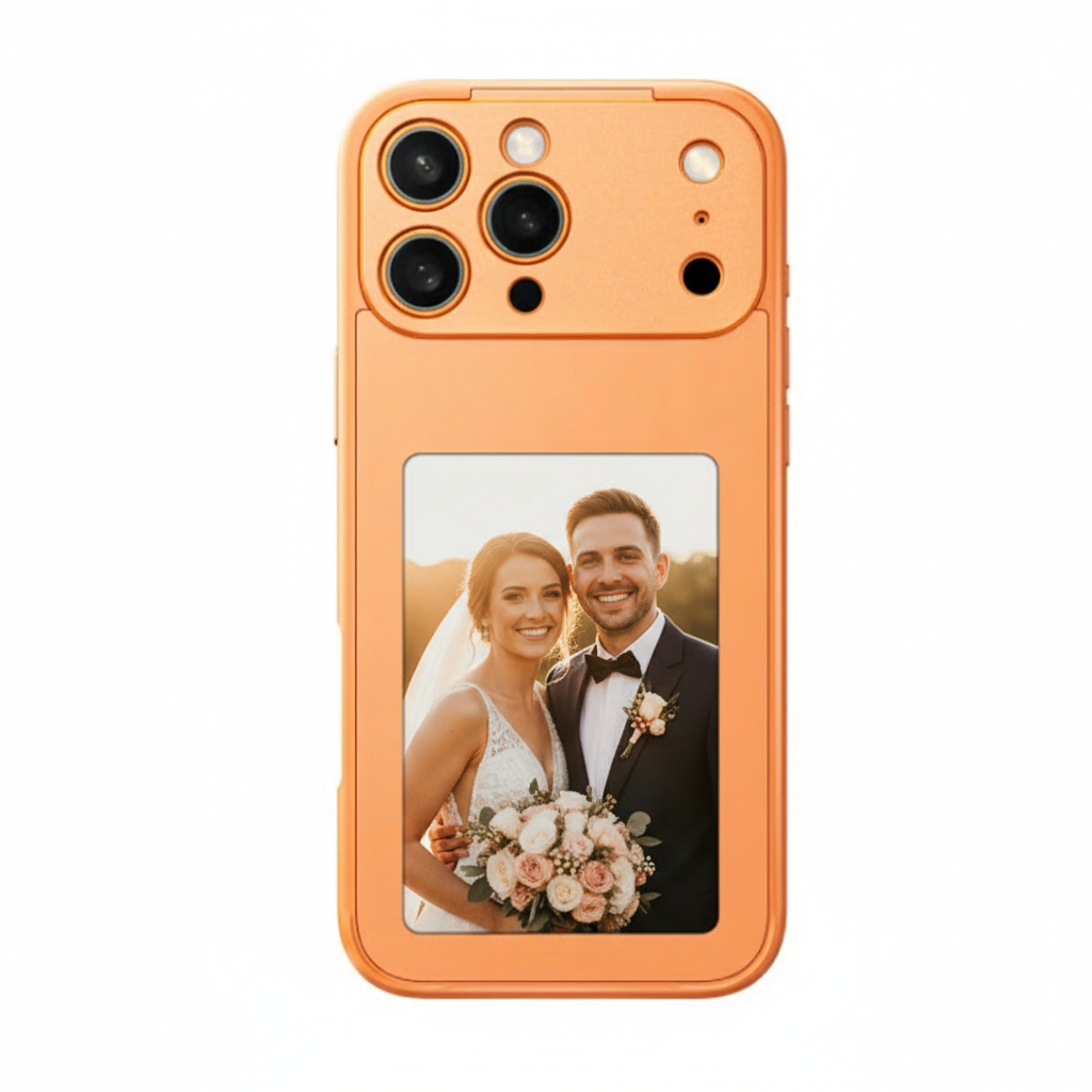 NFC Handyhülle mit E-Ink Display für iPhone