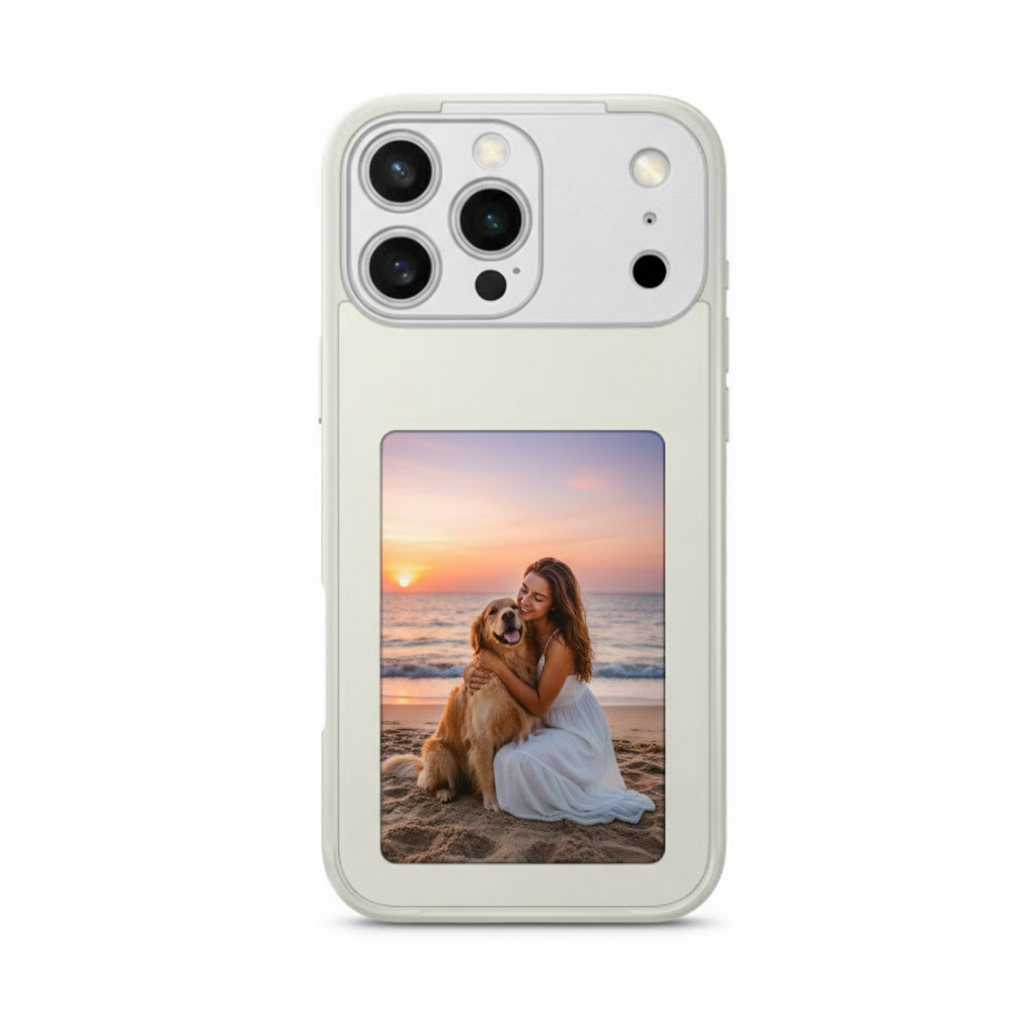 NFC Handyhülle mit E-Ink Display für iPhone