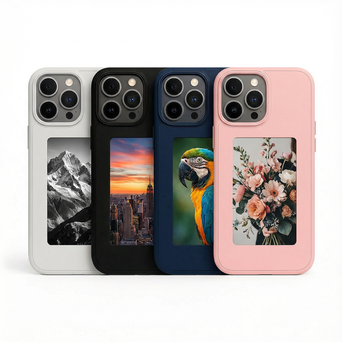 NFC Handyhülle mit E-Ink Display für iPhone