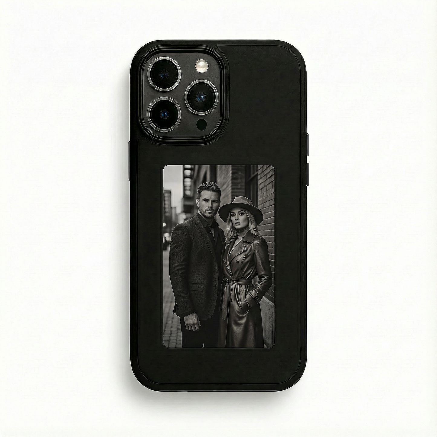 NFC Handyhülle mit E-Ink Display für iPhone